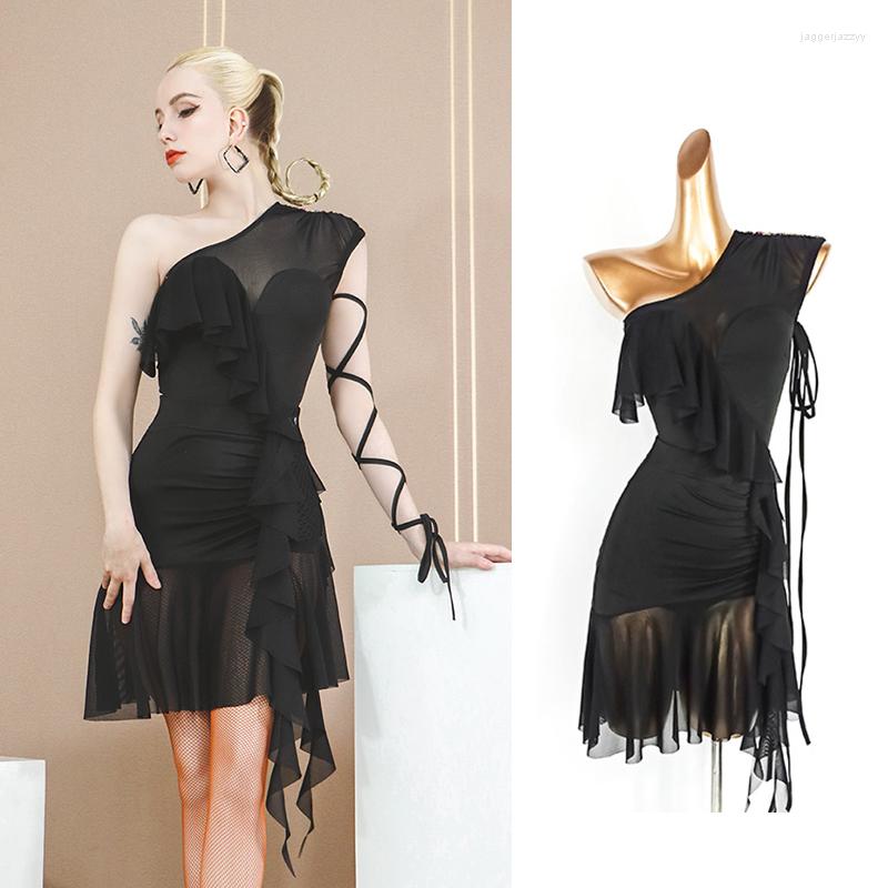 Stage Wear Female Latin Dance Competition Dress Sexy Off-Shoulder Tops Mesh Skirt ChaCha Performance Outfit Rumba Dancing Clothes VDB5723
Stage Wear Female Latin Dance Competition Dress Sexy Off-Shoulder Tops Mesh Skirt ChaCha Performance Outfit Rumba Dancing Clothes VDB5723