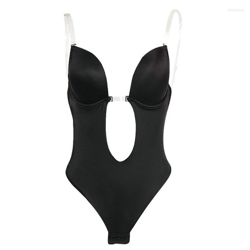 Women's Shapers Women Sexy U Plunge Backless Bodysuit Deep V Seamless Thong Underwear Shapewear, Black
Women's Shapers Women Sexy U Plunge Backless Bodysuit Deep V Seamless Thong Underwear Shapewear, Black