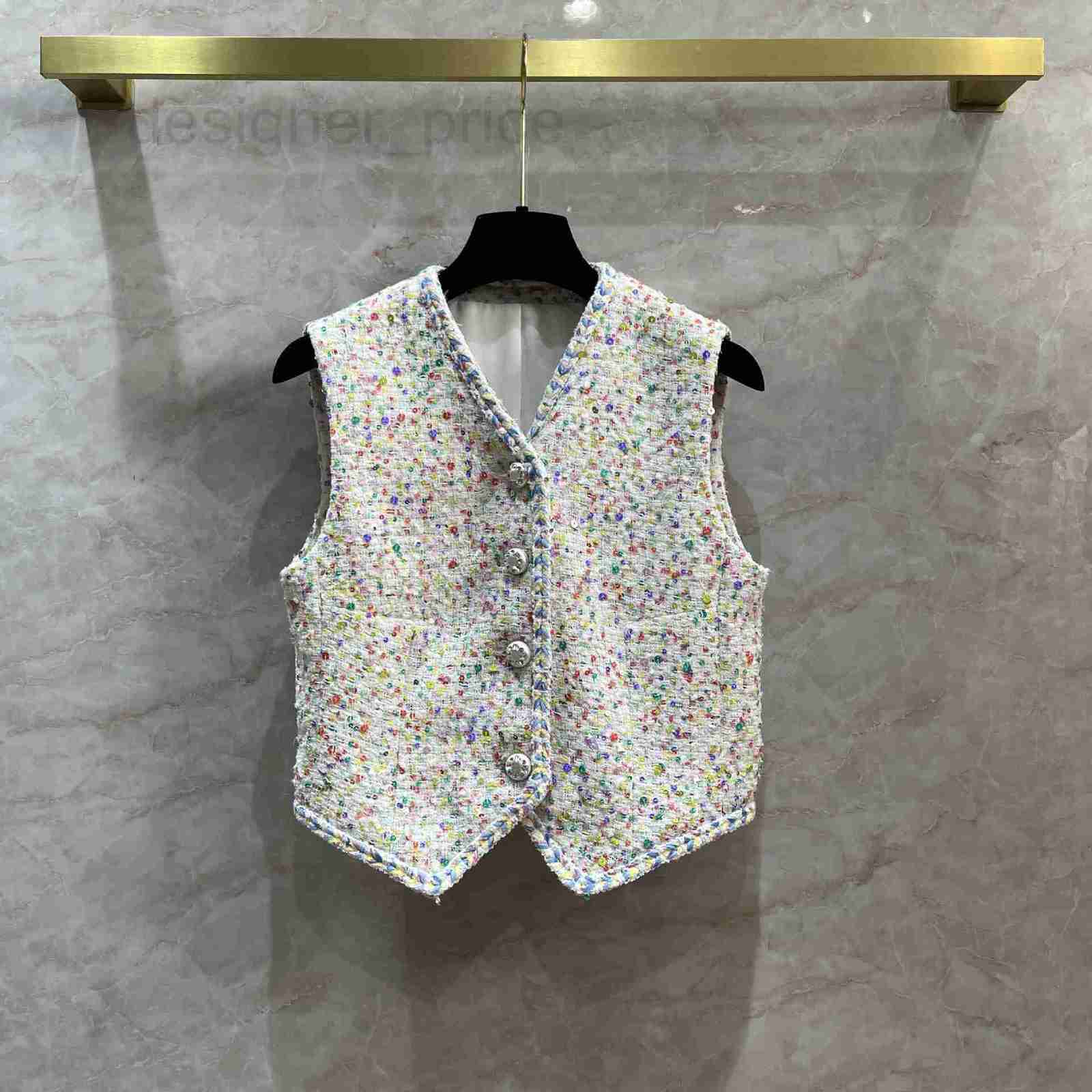 Women' Vests designer chic Colorful Beaded Sequins, Polka Dot Vest, Woven Ribbon, Inner Layer, Outer Suit Tank Top, Sleeveless Coat ZQW9, White11
Women' Vests designer chic Colorful Beaded Sequins, Polka Dot Vest, Woven Ribbon, Inner Layer, Outer Suit Tank Top, Sleeveless Coat ZQW9, White11