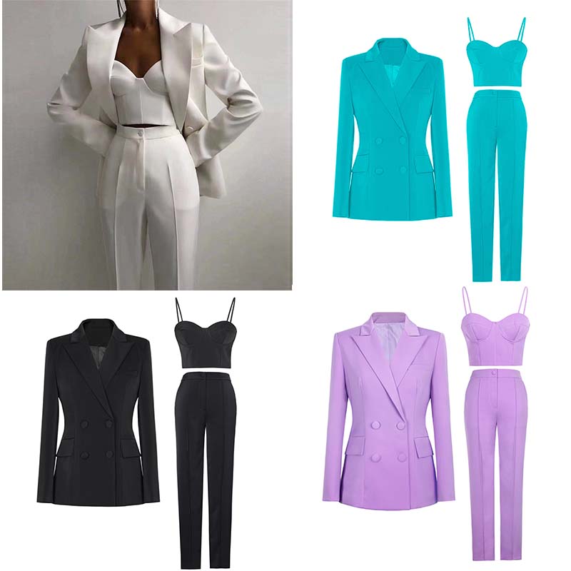 Women Two Pieces Dress Luxury Designer Woman Skirt Set Long Sleeves Skirts Sets One-Pc Skirts Office Lady Clothes Businessn Wear