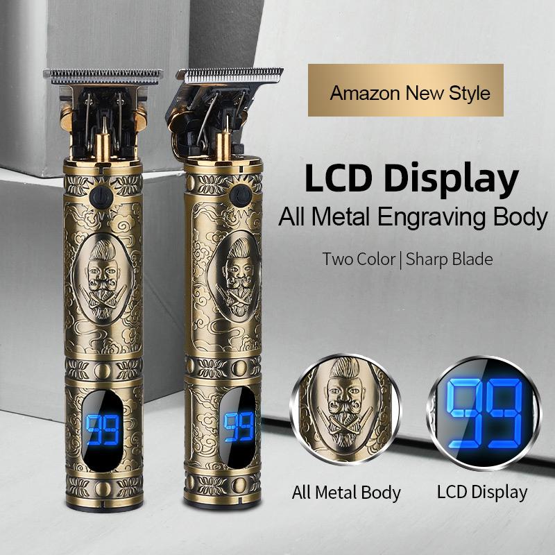 Hair Scissors USB Charge Baldheaded Clipper LED Display Electric Trimmer Cordless Shaver 0mm Men Barber Cutting Machine
Hair Scissors USB Charge Baldheaded Clipper LED Display Electric Trimmer Cordless Shaver 0mm Men Barber Cutting Machine