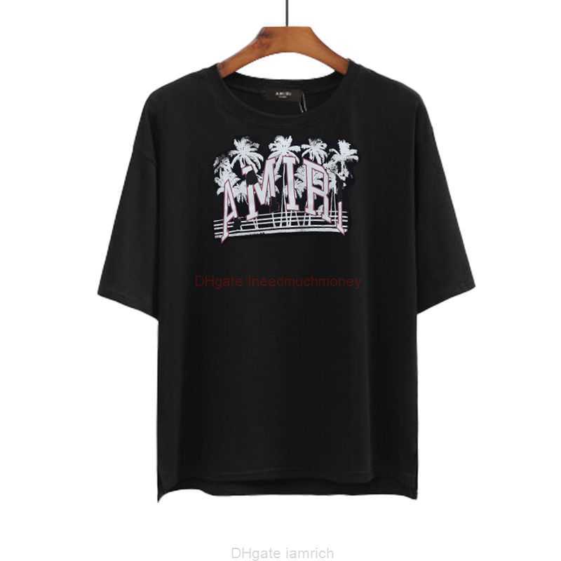 Designer Fashion Clothing Amires Tees Am Tshirt Amies Coconut Tree Print 210 Double Plain Cotton Knitted Short Sleeves Luxury Casual Tops Mens Cotton Streetwear Spo, Creamy-white
Designer Fashion Clothing Amires Tees Am Tshirt Amies Coconut Tree Print 210 Double Plain Cotton Knitted Short Sleeves Luxury Casual Tops Mens Cotton Streetwear Spo, Creamy-white