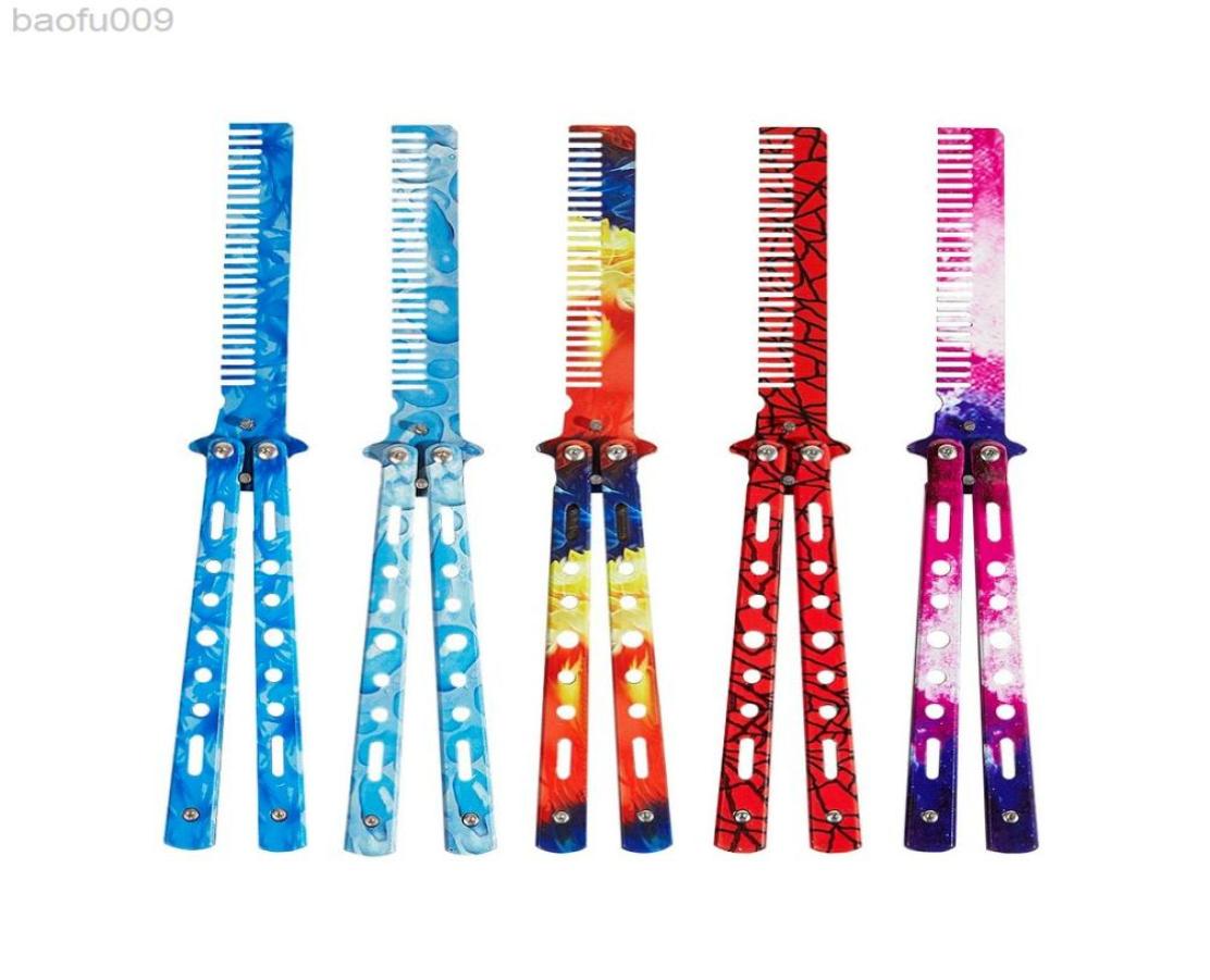 Foldable Comb Stainless Steel Practice Training Butterfly Knife Beard Mustache Brush Salon Hairdressers Styling Tool L2207227669216
Foldable Comb Stainless Steel Practice Training Butterfly Knife Beard Mustache Brush Salon Hairdressers Styling Tool L2207227669216