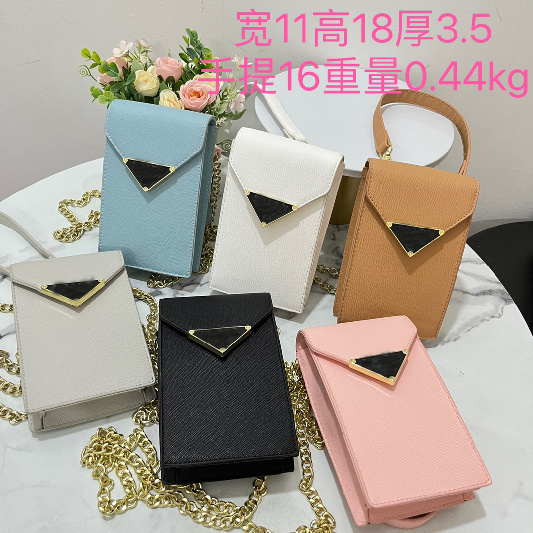 Fashion Chain Phone Case Wallets Small Crossbody Purse Women Leather Shoulder Bag Zipper Card Holder Luxury Style Wallets Designer Triangle Logo Ladies Bag, Blue
Fashion Chain Phone Case Wallets Small Crossbody Purse Women Leather Shoulder Bag Zipper Card Holder Luxury Style Wallets Designer Triangle Logo Ladies Bag, Blue