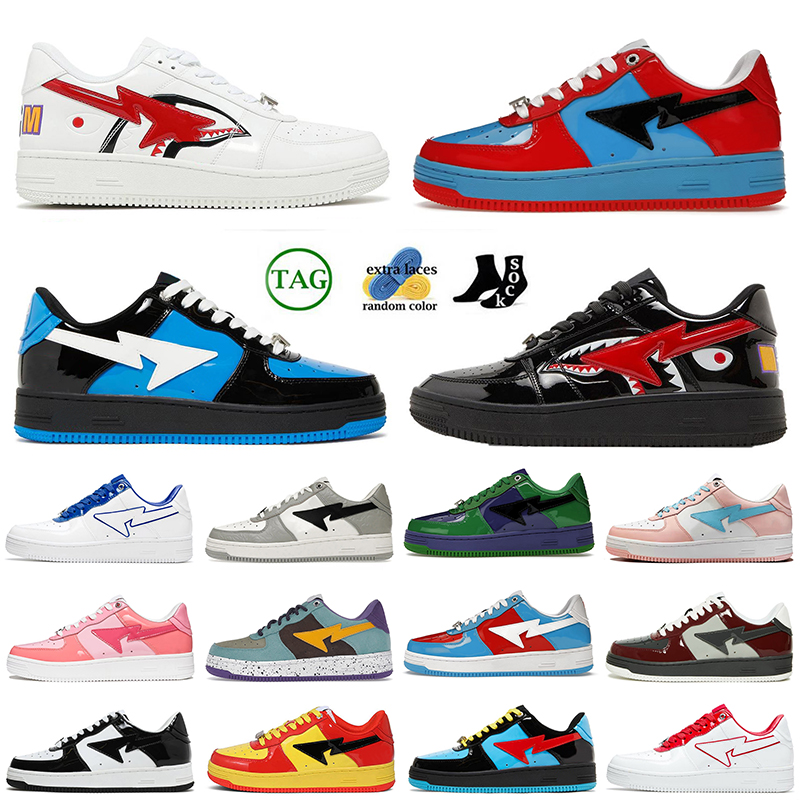 Patent Leather Black Sta Sk8 Casual shoes Designer Luxury Platform Sneakers stas sk8 Fashion Woemns Mens ABC Camos Blue Color Camo Combo Pink Orange Loafers Trainers, C15 patent leather black 36-45
Patent Leather Black Sta Sk8 Casual shoes Designer Luxury Platform Sneakers stas sk8 Fashion Woemns Mens ABC Camos Blue Color Camo Combo Pink Orange Loafers Trainers, C15 patent leather black 36-45