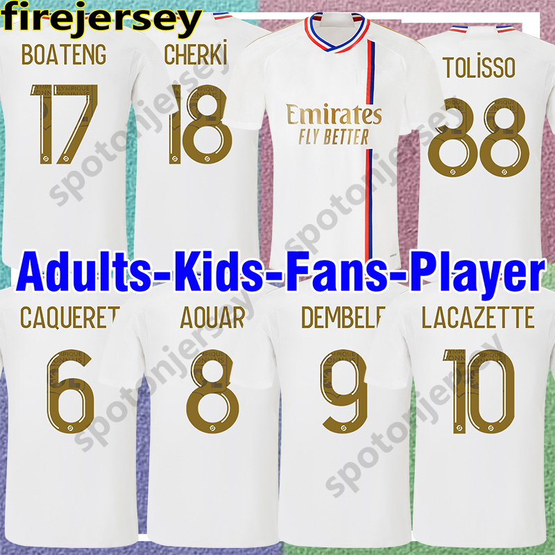 2023 2024 new OL soccer jersey Maillot digital fourth blue football shirt TOKO EKAMBI BRUNO G CHERKI AOUAR white Lyon men kids kit uniforms tops tee, 22 23 4th patch
2023 2024 new OL soccer jersey Maillot digital fourth blue football shirt TOKO EKAMBI BRUNO G CHERKI AOUAR white Lyon men kids kit uniforms tops tee, 22 23 4th patch