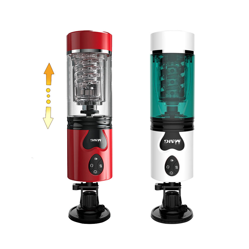 Masturbators Automatic Telescopic Rotary Sucking Male Masturbation Cup Vaginal Pocket Sucking Male Masturbation Stimulating Toys 230524