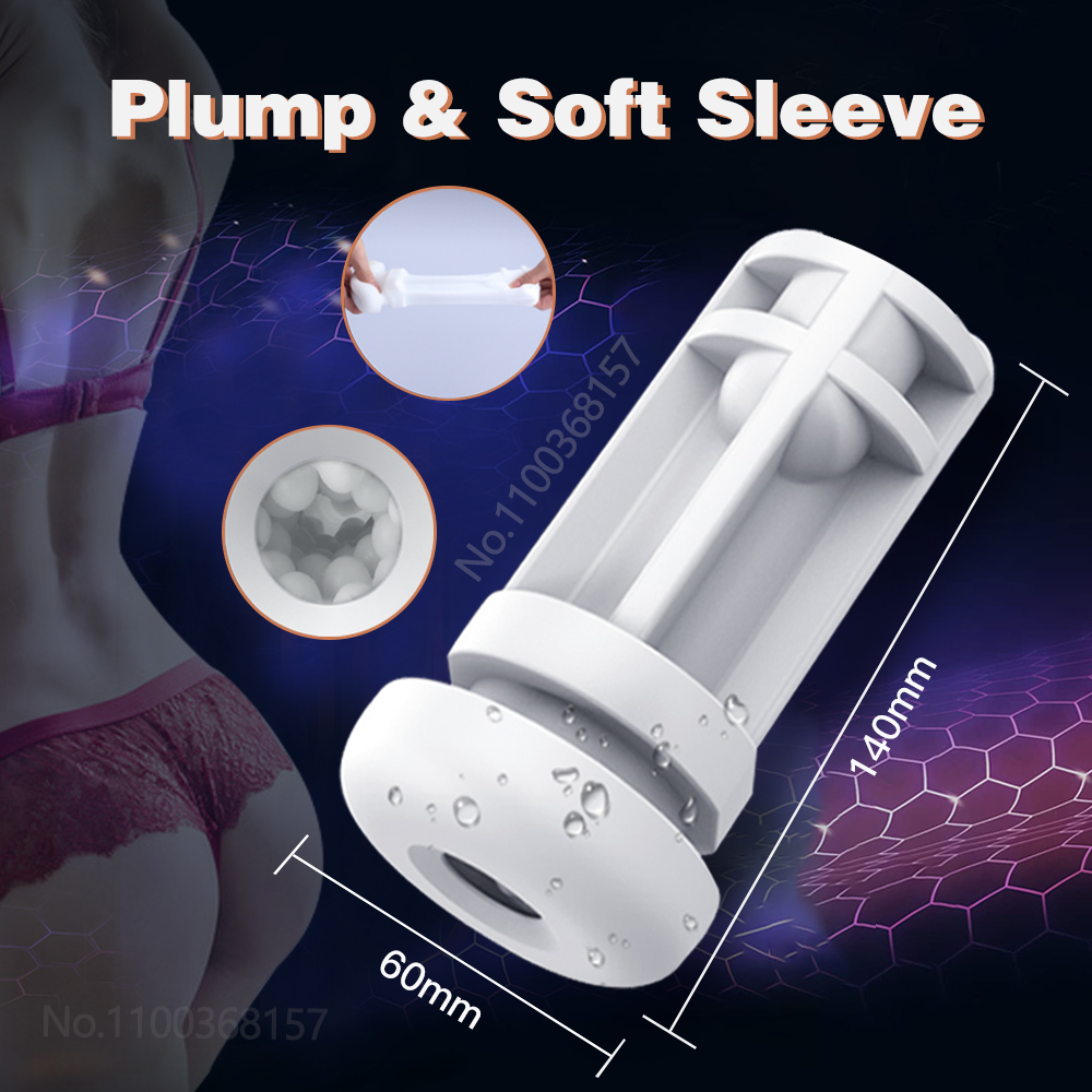 Masturbators Male Masturbator Automatic With 10 Powerful Vibrating Thrusting Sucking Masturbation Cup Real Vaginal Sex Toy for Men 230524
