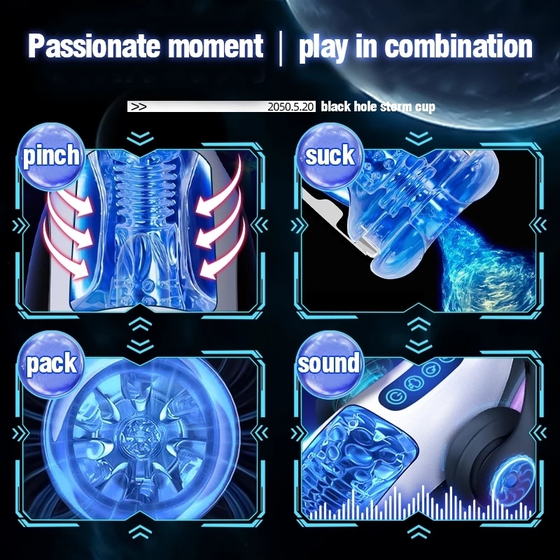 Masturbators Male Masturbation Cup Pussy Pocket Heated Adult Sex Toys for Men 230524
