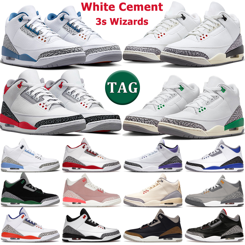 2023 3 Basketball Shoes Men Women 3s White Cement Reimagined Wizards Fire Red Dark Iris Unc Racer Blue Black Cement Rust Pink Mens Trainers Sports Sneakers, 18
2023 3 Basketball Shoes Men Women 3s White Cement Reimagined Wizards Fire Red Dark Iris Unc Racer Blue Black Cement Rust Pink Mens Trainers Sports Sneakers, 18