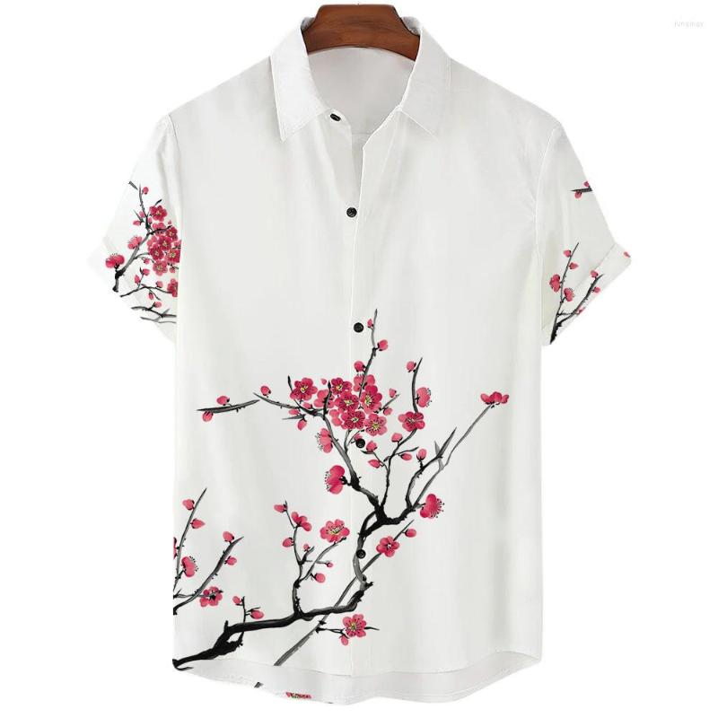 Men's Casual Shirts Simple Style Shirt Funny Flower Pattern T For Men Fashion Trend Large Size Clothing Summer Lapel Single-Breasted Blouse, E01-zz00932
Men's Casual Shirts Simple Style Shirt Funny Flower Pattern T For Men Fashion Trend Large Size Clothing Summer Lapel Single-Breasted Blouse, E01-zz00932