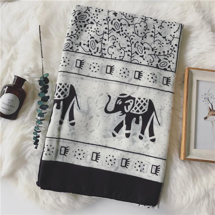 Scarves Black And White Elephant Cotton Fashion Woman Bohemian Seaside Holiday Sunscreen Beach Lady Shawl Female Pashmina
Scarves Black And White Elephant Cotton Fashion Woman Bohemian Seaside Holiday Sunscreen Beach Lady Shawl Female Pashmina