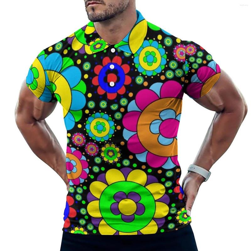 Men' Polos Vintage 60S 70S Hippie Casual T-Shirts Flower Power Print Polo Shirts Men Novelty Shirt Daily Short Sleeve Graphic Top Plus Size, Style-18
Men' Polos Vintage 60S 70S Hippie Casual T-Shirts Flower Power Print Polo Shirts Men Novelty Shirt Daily Short Sleeve Graphic Top Plus Size, Style-18