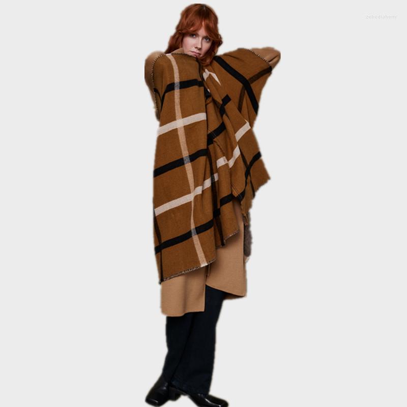 Scarves 2023 Double-sided Large Plaid Cashmere Like Scarf Of Z Home InAmerica In Autumn And Winter Women's Thickened Warm Shawl
Scarves 2023 Double-sided Large Plaid Cashmere Like Scarf Of Z Home InAmerica In Autumn And Winter Women's Thickened Warm Shawl