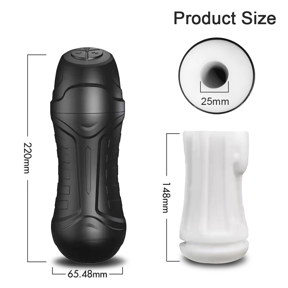 Masturbators Fully automatic male masturbation vibration oral sex suction machine silicone vaginal masturbation cup sex toy adult products 230524
