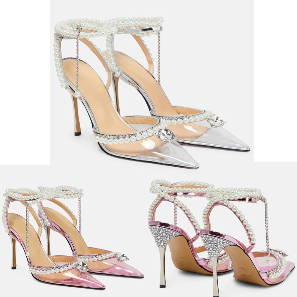 Modern Women's Sandals Italian Transparent PVC Pearl Ankle Loop with Crystal Stiletto Heels Pointed Tip Summer Fashion Wedding Evening Dress Party EU35-41 
Modern Women's Sandals Italian Transparent PVC Pearl Ankle Loop with Crystal Stiletto Heels Pointed Tip Summer Fashion Wedding Evening Dress Party EU35-41
