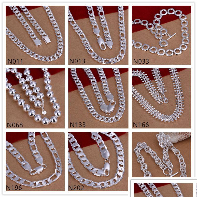 Chains Arrival Uni Sier Plate Necklaces Gtp61 Fashion Fish Bone Bead 925 Plated Necklace 5 Pieces A Lot Mixed Style Drop Delivery Je Dh4N8
Chains Arrival Uni Sier Plate Necklaces Gtp61 Fashion Fish Bone Bead 925 Plated Necklace 5 Pieces A Lot Mixed Style Drop Delivery Je Dh4N8