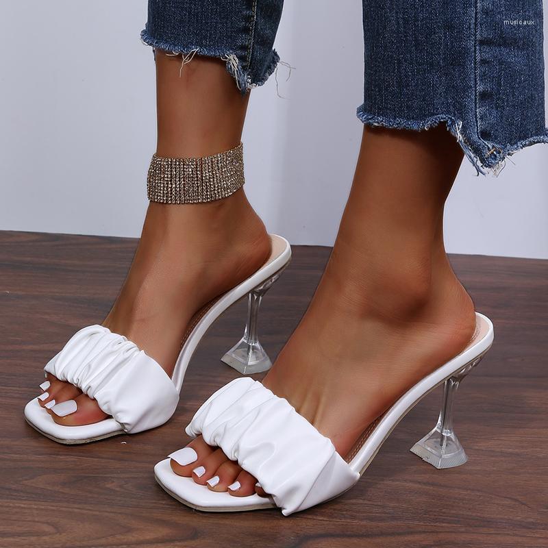 Slippers Women 2023 Summer Square Toe Thin Heels Women's Heeled Sandals Sexy Outside Dress Party Ladies Slides High, Black
Slippers Women 2023 Summer Square Toe Thin Heels Women's Heeled Sandals Sexy Outside Dress Party Ladies Slides High, Black
