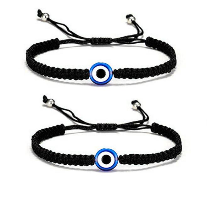 2Pcs Handmade Red String Evil Blue Eye Link Bracelets Ojo Turco Kabbalah Protection Luck Amulet Wish Bracelet Couple Jewelry for W2800697
2Pcs Handmade Red String Evil Blue Eye Link Bracelets Ojo Turco Kabbalah Protection Luck Amulet Wish Bracelet Couple Jewelry for W2800697