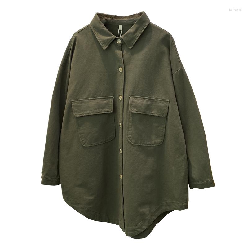 Women's Jackets Fall Women Stylish Pockets Long Shirt Jacket Casual Oversized Boyfriend Windbreaker Yellow Black Armygreen Chic Tops
Women's Jackets Fall Women Stylish Pockets Long Shirt Jacket Casual Oversized Boyfriend Windbreaker Yellow Black Armygreen Chic Tops