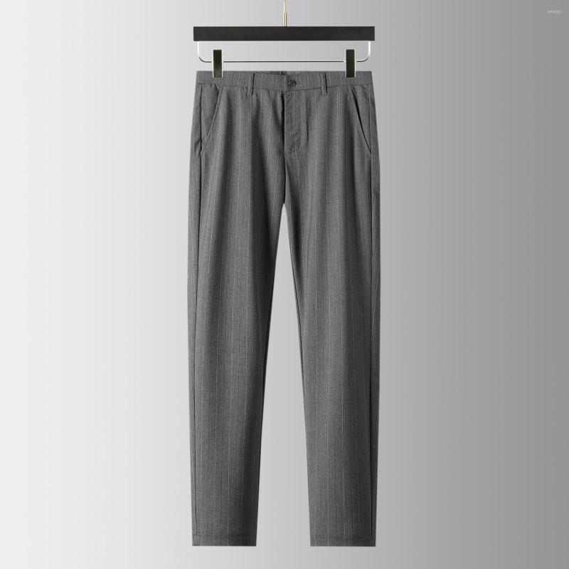 Men's Pants JSBD High-end Vertical Stripe Trousers Men's Summer Business Slim Straight Tube Wrinkle-resistant Casual, Gray
Men's Pants JSBD High-end Vertical Stripe Trousers Men's Summer Business Slim Straight Tube Wrinkle-resistant Casual, Gray