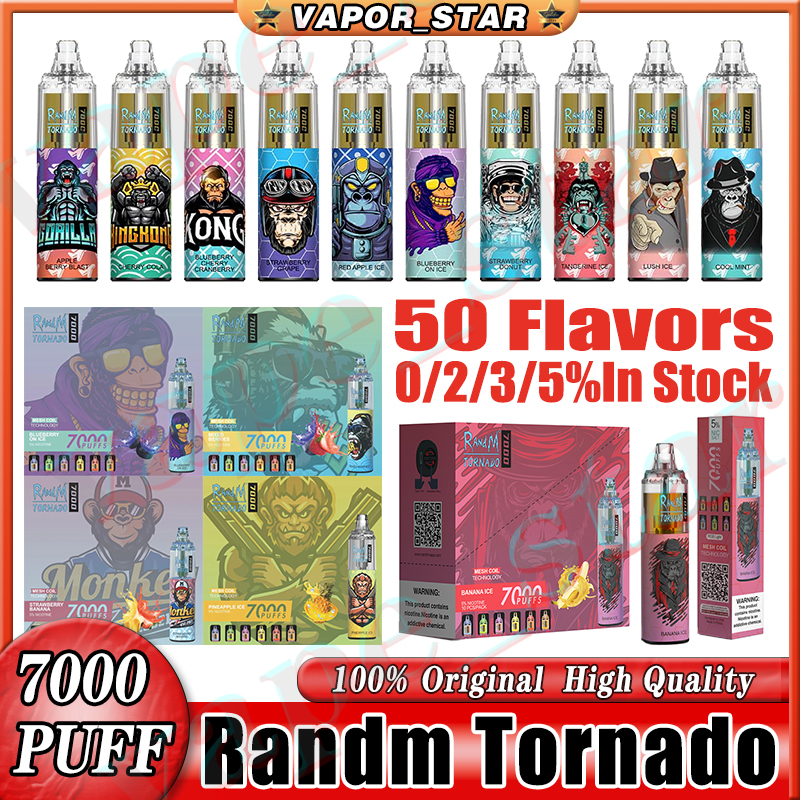 Original RandM Tornado puff 7000 Disposable Vape Pen 7000 puff 7k Electronic Cigarettes 14ml Pod Mesh Coil 6 Glowing Colors Rechargeable Air-adjustable 0% 2% 3% 5% bar
Original RandM Tornado puff 7000 Disposable Vape Pen 7000 puff 7k Electronic Cigarettes 14ml Pod Mesh Coil 6 Glowing Colors Rechargeable Air-adjustable 0% 2% 3% 5% bar