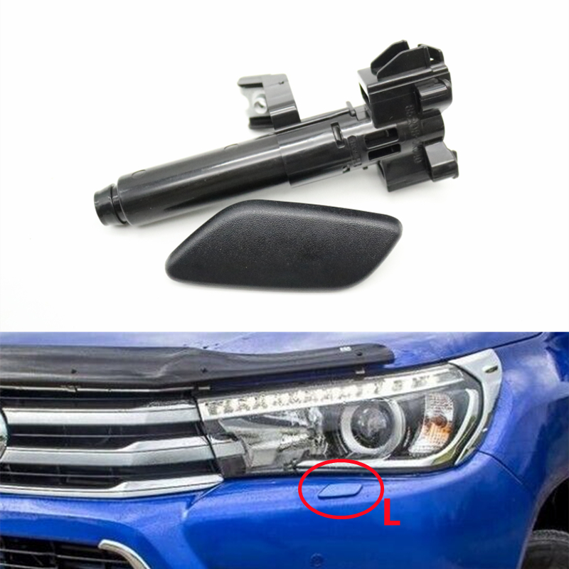 For Toyota Hilux 2015-2018 Front Headlight Washer Sprayer Nozzle Pump Headlamp Cover Unpainted
For Toyota Hilux 2015-2018 Front Headlight Washer Sprayer Nozzle Pump Headlamp Cover Unpainted