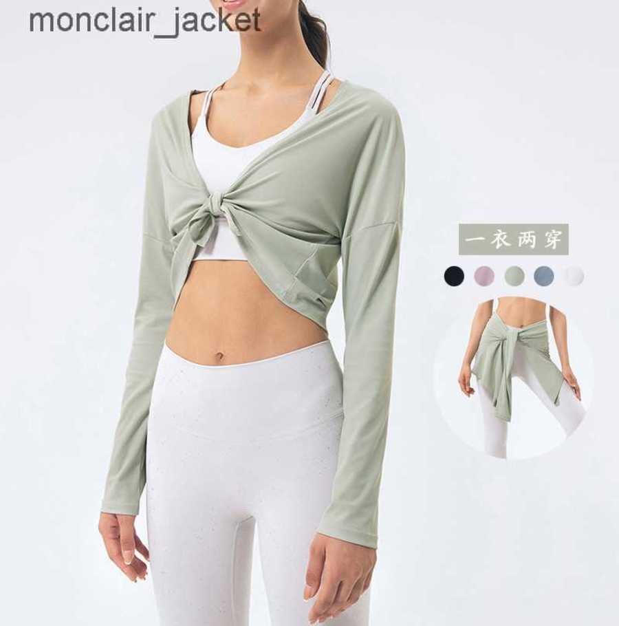 2023 Designer Women Tanks New Female Yoga Clothes Fitness Sports Sunscreen Clothes Leisure Trend Long Sleeves Two Wear Yoga Blouses One Skirt Luyoga, Green
2023 Designer Women Tanks New Female Yoga Clothes Fitness Sports Sunscreen Clothes Leisure Trend Long Sleeves Two Wear Yoga Blouses One Skirt Luyoga, Green