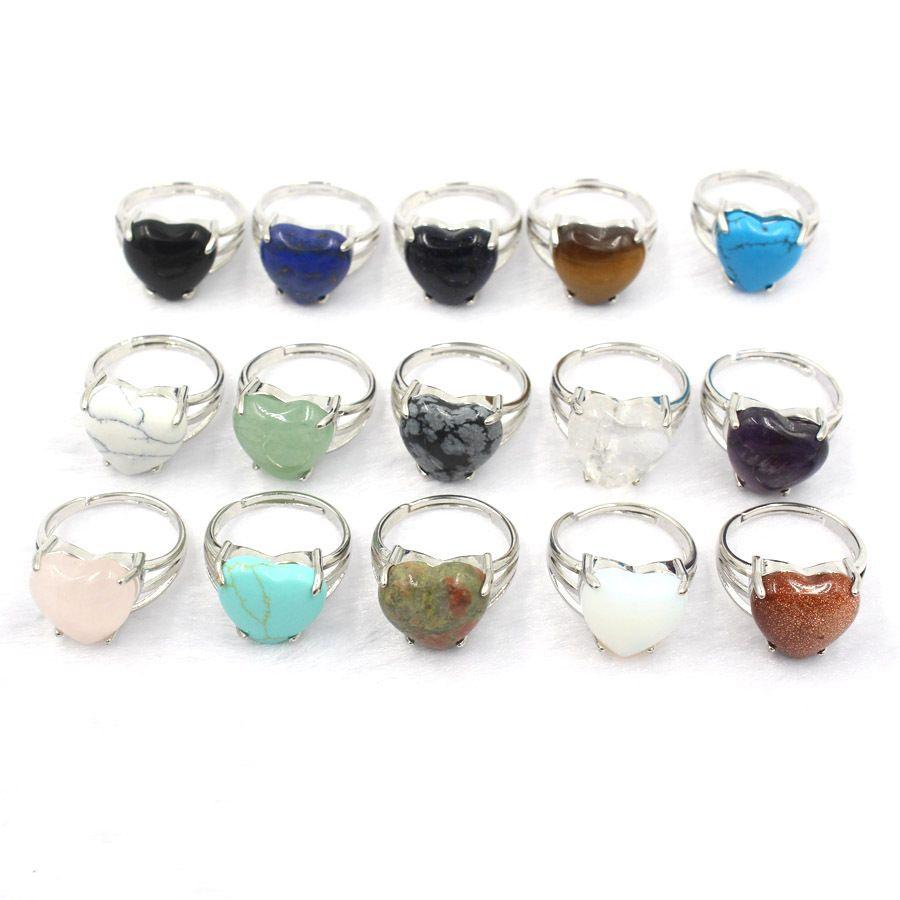 Solitaire Ring Love Heart Rose Quartz Lapis Lazi Cyrstal For Women Sier Color Natural Stone Adjustable Rings Engagement Brid Dha92
Solitaire Ring Love Heart Rose Quartz Lapis Lazi Cyrstal For Women Sier Color Natural Stone Adjustable Rings Engagement Brid Dha92