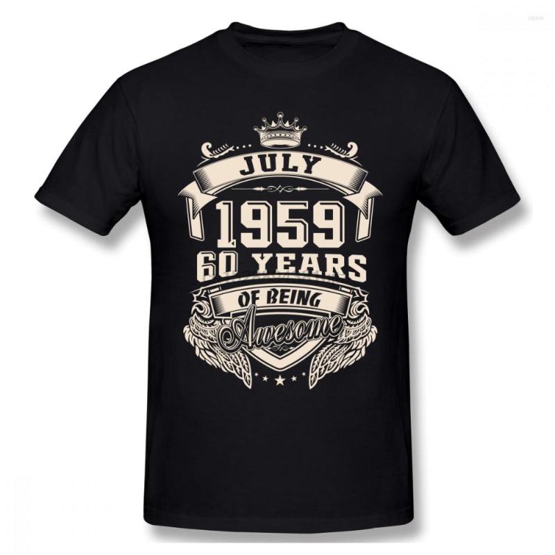 Men' T Shirts In July 1959 60 Years Of Being Awesome Men Shirt Hipster Leisure Big Size O-neck Cotton Short Sleeve Tee Homme, Men-darkpurple
Men' T Shirts In July 1959 60 Years Of Being Awesome Men Shirt Hipster Leisure Big Size O-neck Cotton Short Sleeve Tee Homme, Men-darkpurple