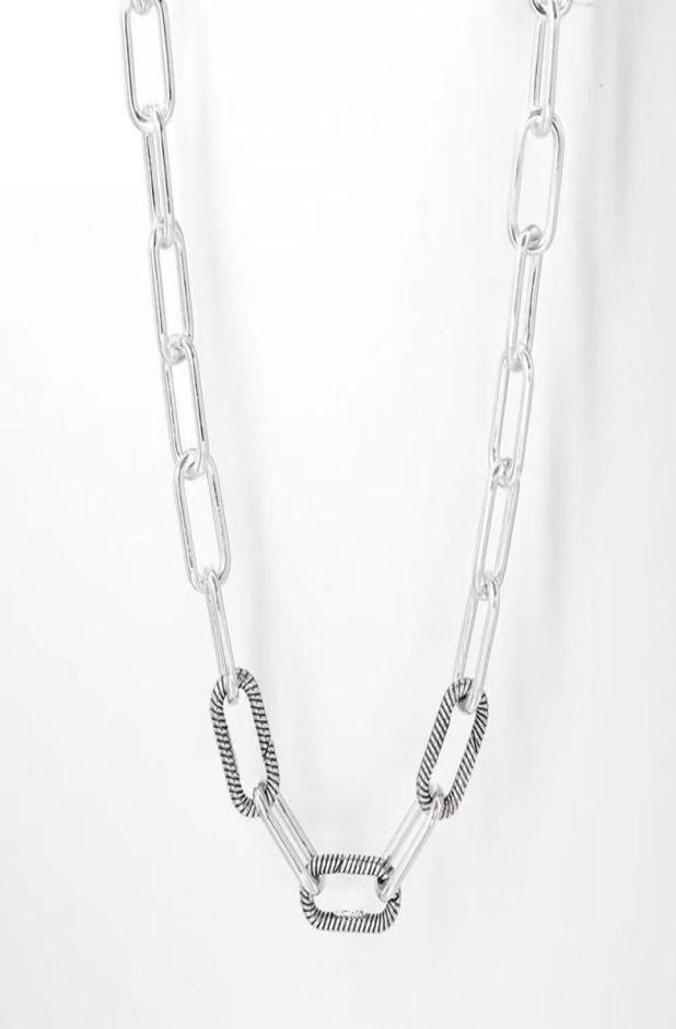 Chains 925 Sterling Silver Necklace Me Link Snake Chain Pattern Circular Clasp Fit Women Bead Charm Party Gift Fashion Jewelry9850196
Chains 925 Sterling Silver Necklace Me Link Snake Chain Pattern Circular Clasp Fit Women Bead Charm Party Gift Fashion Jewelry9850196