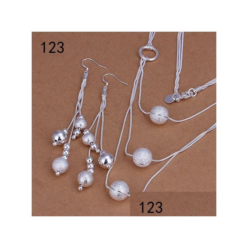 Earrings Necklace Same Price Mix Style Womens Sterling Sier Jewelry Sets Fashion Wedding 925 Earring Set Gts34 Drop Delivery Dhig0, Silver
Earrings Necklace Same Price Mix Style Womens Sterling Sier Jewelry Sets Fashion Wedding 925 Earring Set Gts34 Drop Delivery Dhig0, Silver
