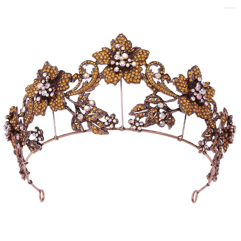 Hair Clips Baroque Antique Crystal Flower Bridal Tiara Crown Bride Headdress Royal Queen Rhinestone Pageant Diadem Wedding Accessories
Hair Clips Baroque Antique Crystal Flower Bridal Tiara Crown Bride Headdress Royal Queen Rhinestone Pageant Diadem Wedding Accessories