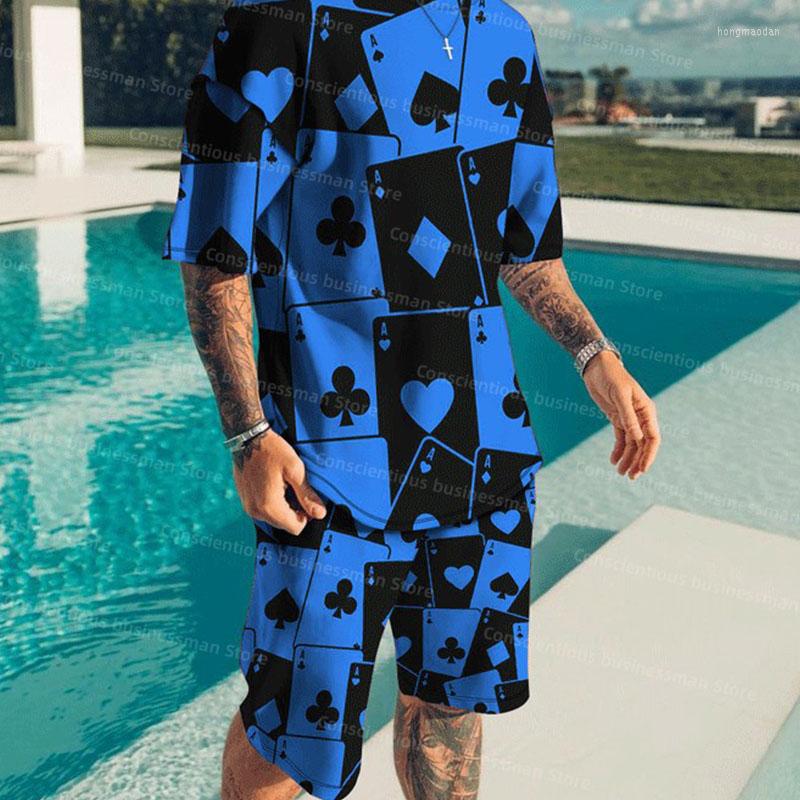 Men's Tracksuits Summer Sets For Men Suits Casual Outfit T-shirt Shorts Set Street Clothes Poker 2-piece Clothing Sports
Men's Tracksuits Summer Sets For Men Suits Casual Outfit T-shirt Shorts Set Street Clothes Poker 2-piece Clothing Sports