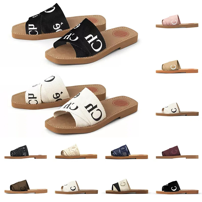 2023Designer women woody mules flat sandals slides designer canvas slippers white black sail womens fashion outdoor beach slipper shoes, # 8
2023Designer women woody mules flat sandals slides designer canvas slippers white black sail womens fashion outdoor beach slipper shoes, # 8