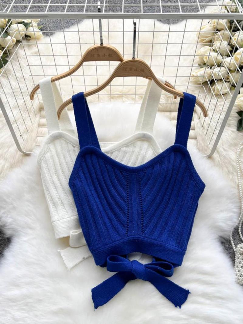 Women's Tanks 2023 Fashion Summer Women Knitted Top Solid V-neck Spaghetti Strap Sleeveless Crop Slim Fit Sash Lace-up Camisole Vest Tops, Black
Women's Tanks 2023 Fashion Summer Women Knitted Top Solid V-neck Spaghetti Strap Sleeveless Crop Slim Fit Sash Lace-up Camisole Vest Tops, Black