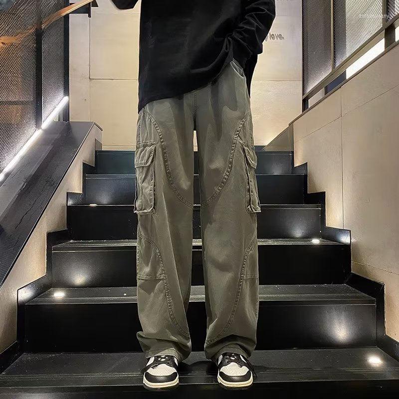 Men's Pants 2023 Men Spring Autumn Streetwear Hip Hop Long Male Loose Wide Leg Trousers Casual Multi Pockets Cargo H171, Green
Men's Pants 2023 Men Spring Autumn Streetwear Hip Hop Long Male Loose Wide Leg Trousers Casual Multi Pockets Cargo H171, Green