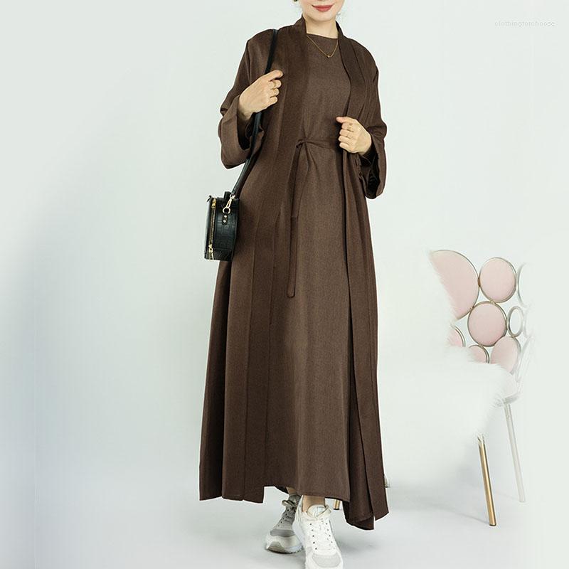 Ethnic Clothing Ramadan Abaya Linen Open Separate Modest Inner Dress Breathable Natural EID Islamic Traditiona Side Pockets
Ethnic Clothing Ramadan Abaya Linen Open Separate Modest Inner Dress Breathable Natural EID Islamic Traditiona Side Pockets