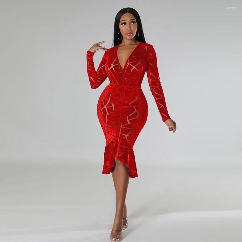 Casual Dresses Remelon Sexy Deep V-Neck Slim Long Sleeve Hip Wrap Fishtail Women' Dress 2023 Nightclub Party Bodysuit, Red
Casual Dresses Remelon Sexy Deep V-Neck Slim Long Sleeve Hip Wrap Fishtail Women' Dress 2023 Nightclub Party Bodysuit, Red