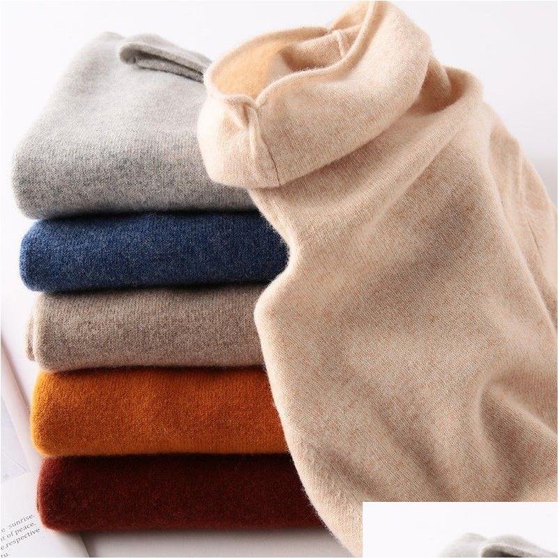 Women' Sweaters Fall 100% Pure Cashmere Wool Women Plover Sweater Winter Clothes Woman Long Sleeve Turtleneck Clothing Oversized Kn Dhggp, Beige
Women' Sweaters Fall 100% Pure Cashmere Wool Women Plover Sweater Winter Clothes Woman Long Sleeve Turtleneck Clothing Oversized Kn Dhggp, Beige