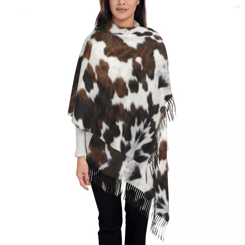 Scarves Fashion Cowhide Texture Tassel Scarf Women Winter Warm Shawls Wraps Lady Animal Hide Leather
Scarves Fashion Cowhide Texture Tassel Scarf Women Winter Warm Shawls Wraps Lady Animal Hide Leather