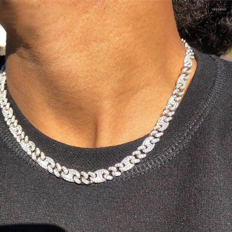 Chains 8mm Silver Color Cubann Link Chain Necklace Bling Iced Out Cubic Zirconia Coffee Bean Choker Hip Hop For Women Jewelry
Chains 8mm Silver Color Cubann Link Chain Necklace Bling Iced Out Cubic Zirconia Coffee Bean Choker Hip Hop For Women Jewelry