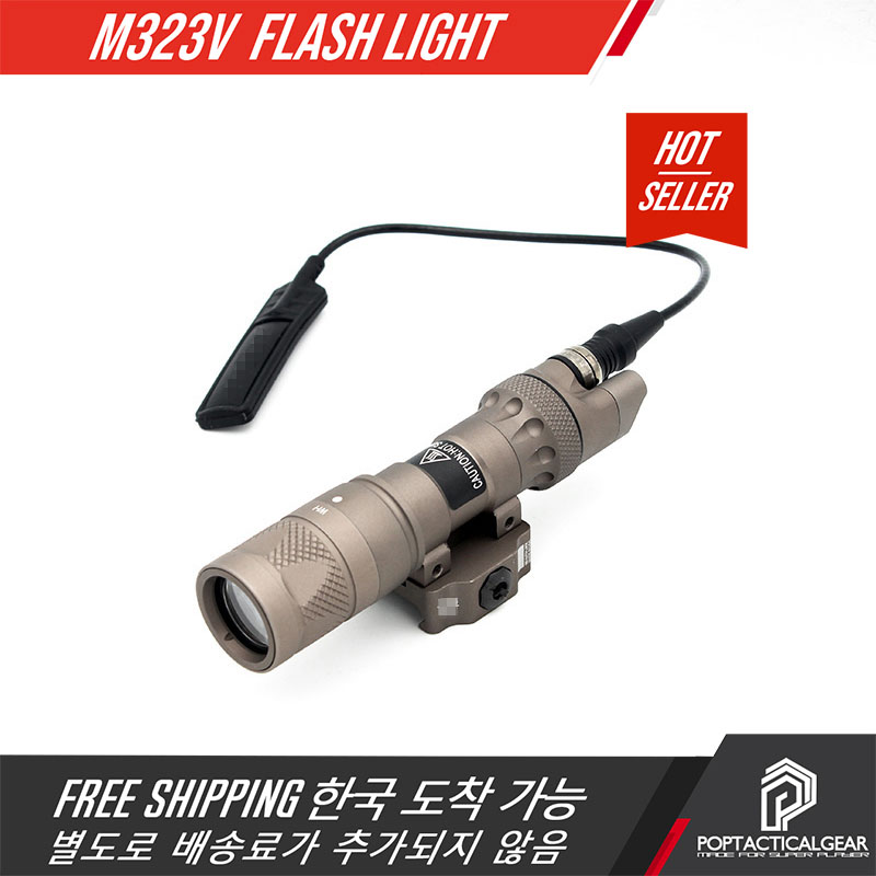 Sotac Flashlight SF M323V 500 Lumen Rifle Scout Hunting Light Airsoft Weapon Light Airsoft Milsim