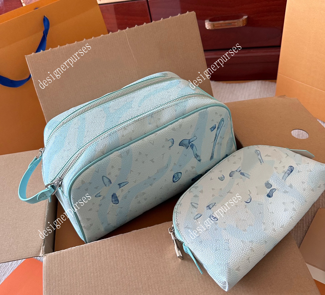 TZ Luxury designer bags Fashion Ink Printed women wash bag Double Zipper closure men travelling Toilet bag large capacity cosmetic bags makeup toiletry bag Pouch, Multi
TZ Luxury designer bags Fashion Ink Printed women wash bag Double Zipper closure men travelling Toilet bag large capacity cosmetic bags makeup toiletry bag Pouch, Multi