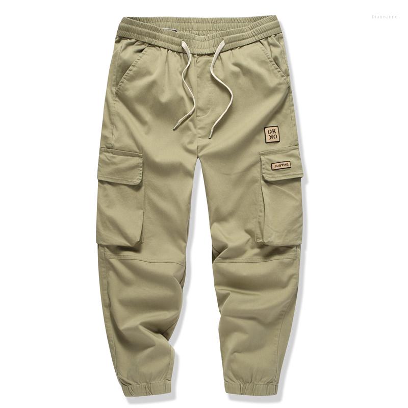 Men's Pants Cotton Cargo Men Fashion Big Pocket Solid Color Trousers Streetwear Mens Casual Harem Joggers Elastic Waist, Black
Men's Pants Cotton Cargo Men Fashion Big Pocket Solid Color Trousers Streetwear Mens Casual Harem Joggers Elastic Waist, Black