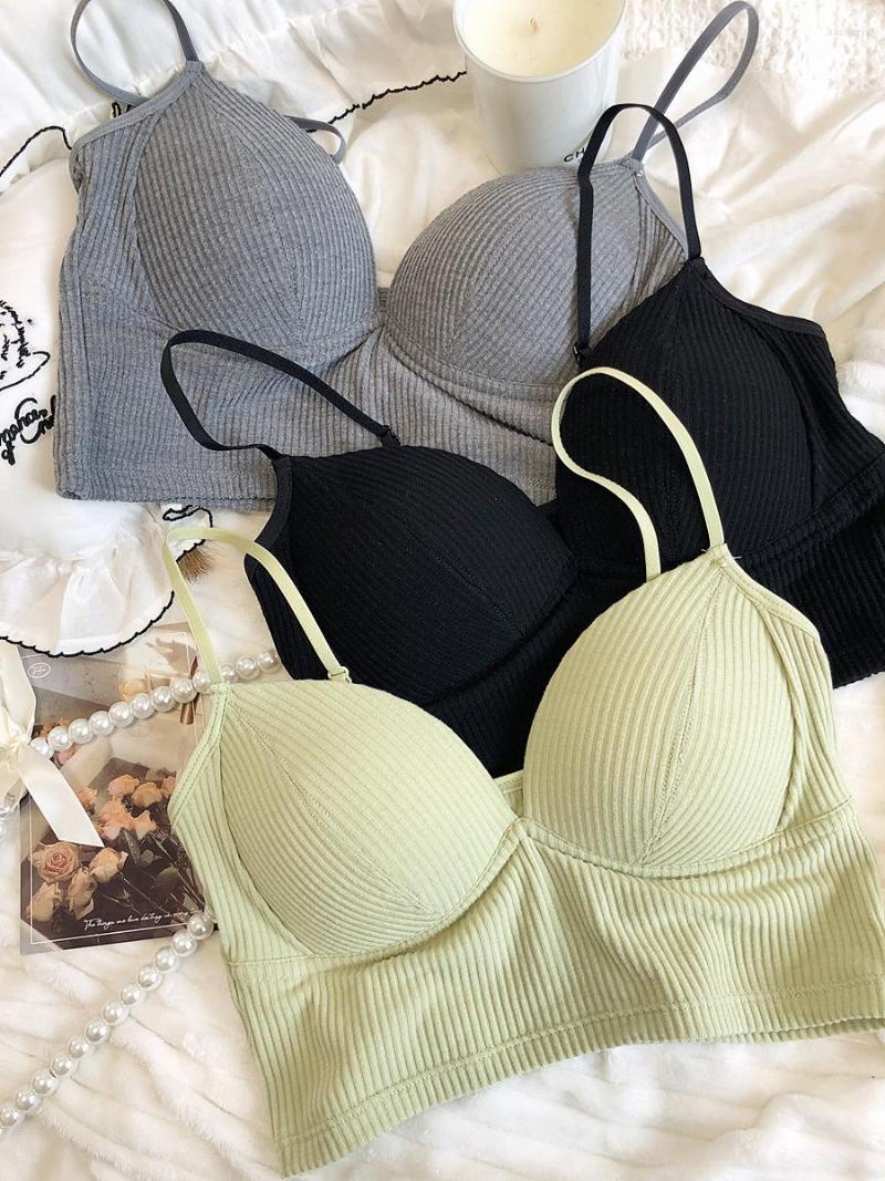 Bras Simple Velvet Warm Sling Bra Detachable Chest Pad No Steel Ring Upper Support Thin Strap Big Showing Small Underwear, Skin
Bras Simple Velvet Warm Sling Bra Detachable Chest Pad No Steel Ring Upper Support Thin Strap Big Showing Small Underwear, Skin