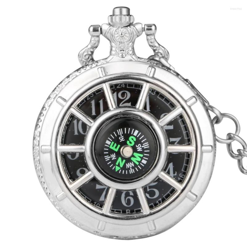 Pocket Watches Hollow Skeleton Steampunk Black Starry Dial Compass Design Quartz Watch Necklace Chain Pendant Clock Gifts For Men, Silver 80cm
Pocket Watches Hollow Skeleton Steampunk Black Starry Dial Compass Design Quartz Watch Necklace Chain Pendant Clock Gifts For Men, Silver 80cm