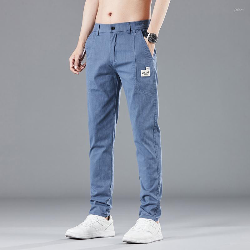 Men's Pants Spring Summer Elastic Waist Design Men's Thin Casual Korean Fashion Cotton Stretch Business Trousers Male Grey Blue, Light blue
Men's Pants Spring Summer Elastic Waist Design Men's Thin Casual Korean Fashion Cotton Stretch Business Trousers Male Grey Blue, Light blue