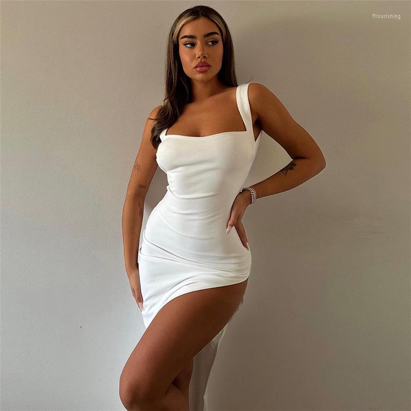 Casual Dresses European And American Style 2023 Summer Women' Fashion Suspender One Line Neck Sexy Open Back Slit Slim Fitting Dress, Black
Casual Dresses European And American Style 2023 Summer Women' Fashion Suspender One Line Neck Sexy Open Back Slit Slim Fitting Dress, Black