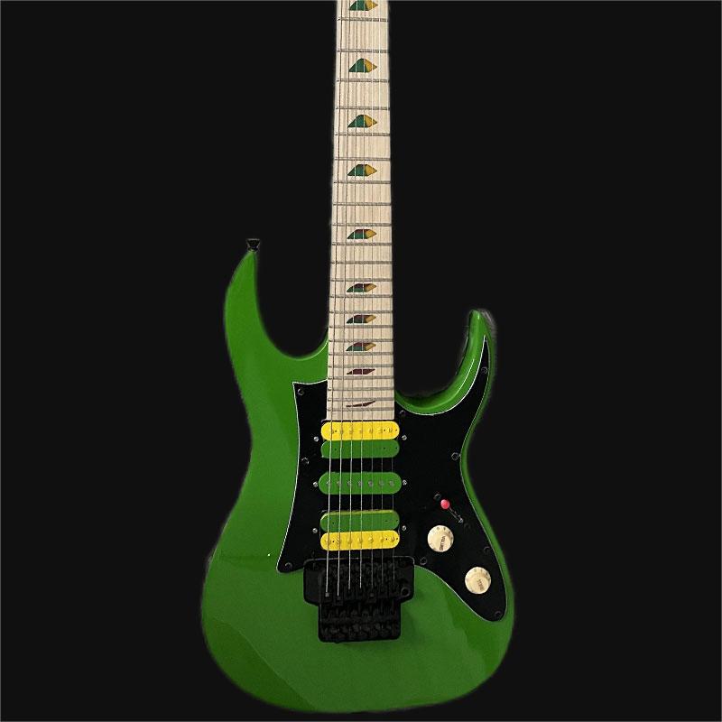 Custom finished 7v electric Guitar 7-string 24 traste jem Pyramid Mosaic fr Bridge Black Green hardware High quality free shipping
Custom finished 7v electric Guitar 7-string 24 traste jem Pyramid Mosaic fr Bridge Black Green hardware High quality free shipping